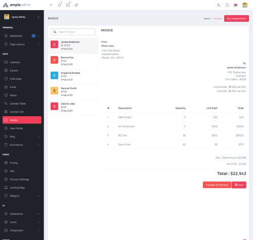 bootstrap admin template for crm