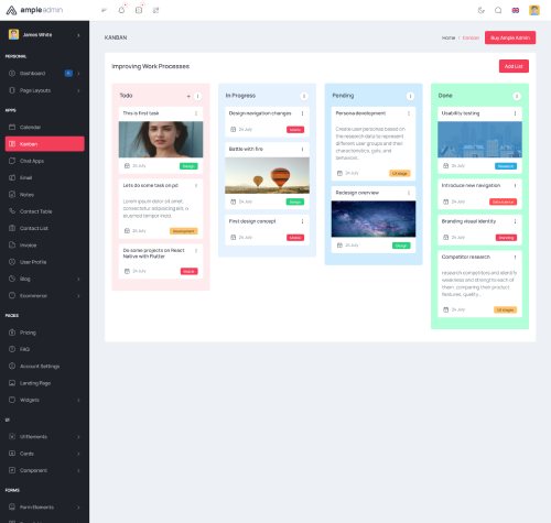 bootstrap admin template for crm