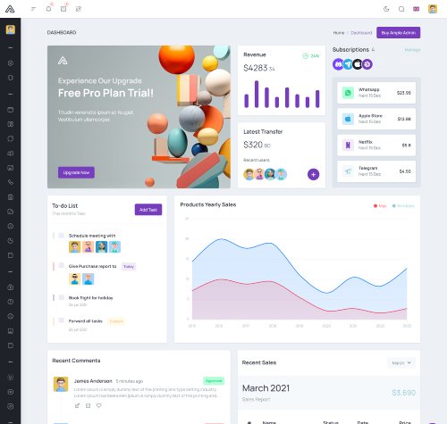 bootstrap admin template for crm