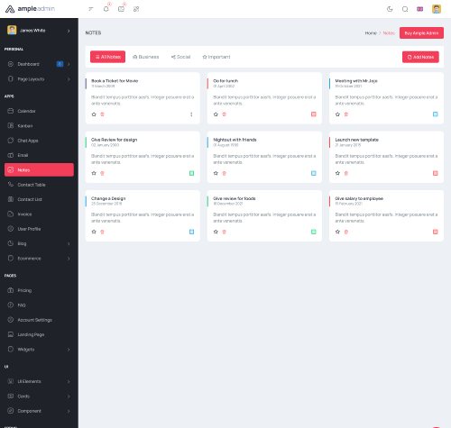 bootstrap admin template for crm